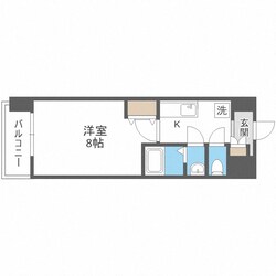 BADGE鶴橋の物件間取画像